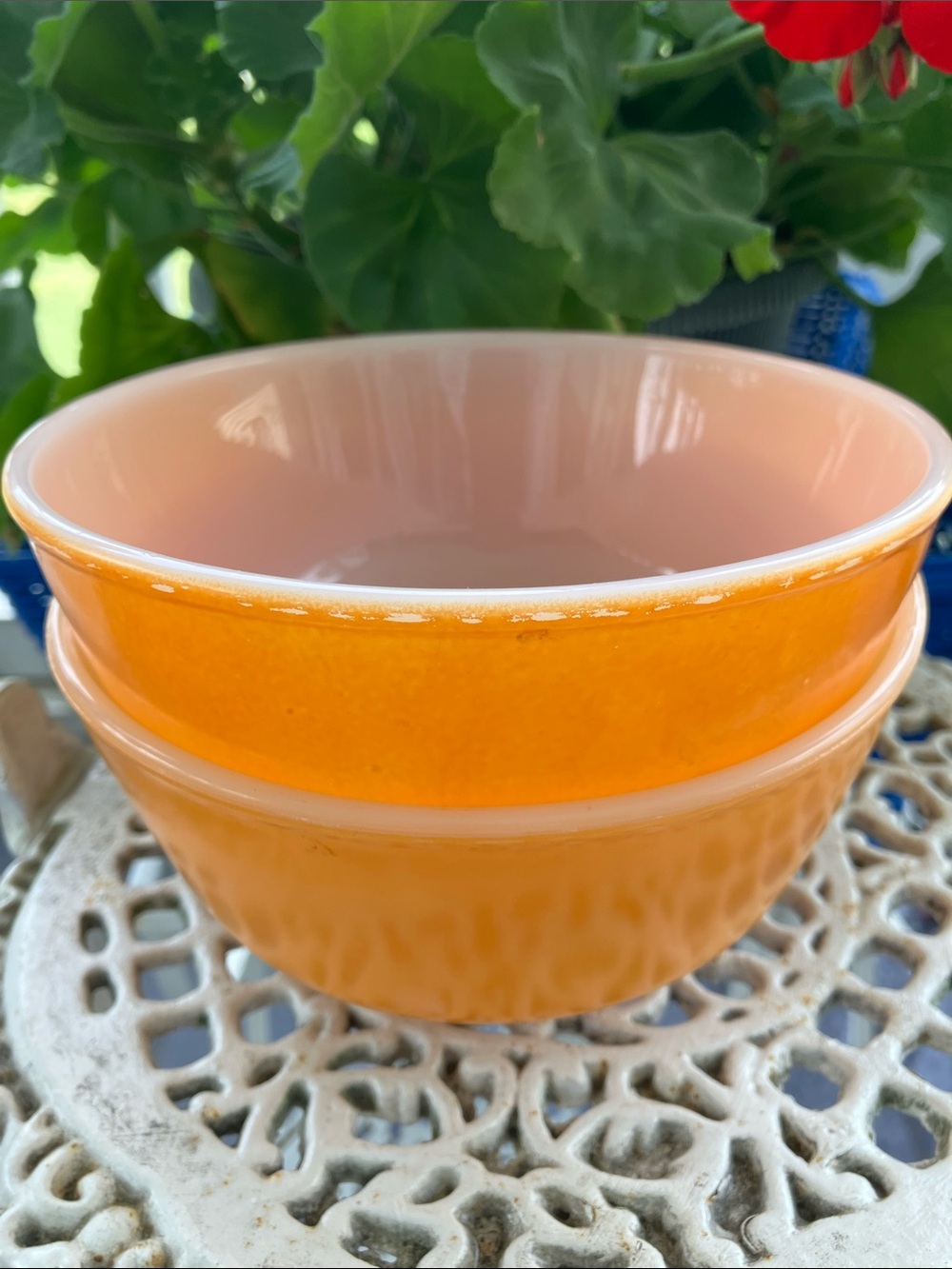 Vintage Anchor Hocking/Fire King Pair of 1 1/2 Pints Cereal/Soup Bowls - Picture 6 of 8